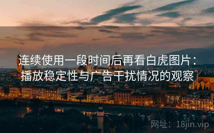 连续使用一段时间后再看白虎图片：播放稳定性与广告干扰情况的观察