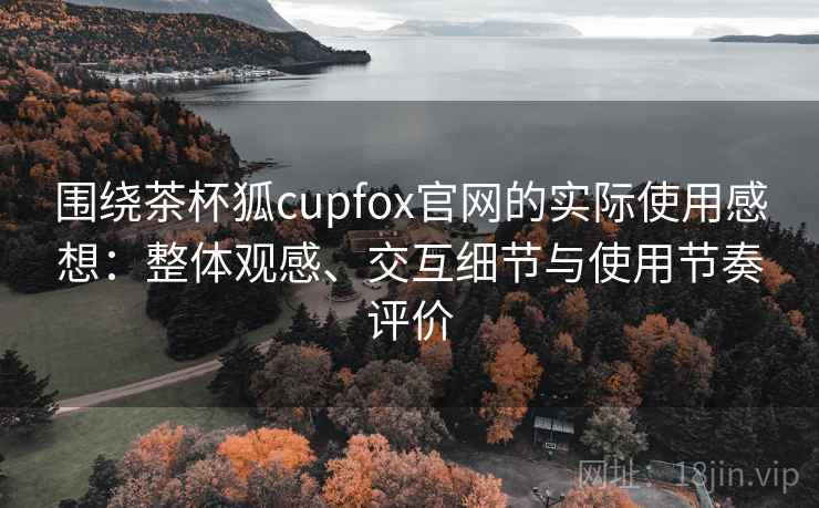 围绕茶杯狐cupfox官网的实际使用感想:整体观感、交互细节与使用节奏评价 围绕茶杯狐cupfox官网的实际使用感想:整体观感、交互细节与使用节奏评价