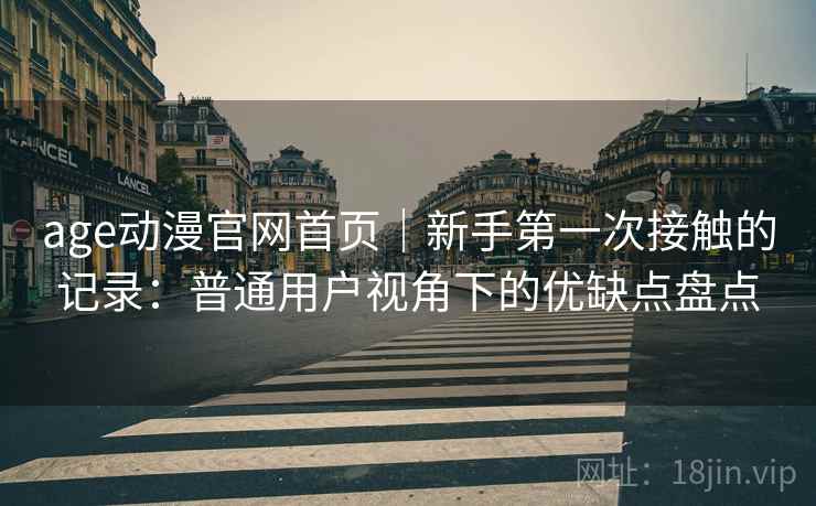 age动漫官网首页｜新手第一次接触的记录：普通用户视角下的优缺点盘点