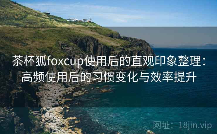茶杯狐foxcup使用后的直观印象整理:高频使用后的习惯变化与效率提升 茶杯狐foxcup使用后的直观印象整理:高频使用后的习惯变化与效率提升