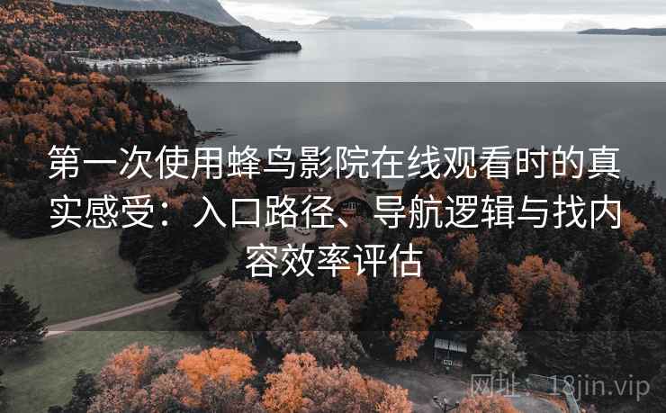 第一次使用蜂鸟影院在线观看时的真实感受:入口路径、导航逻辑与找内容效率评估 第一次使用蜂鸟影院在线观看时的真实感受:入口路径、导航逻辑与找内容效率评估