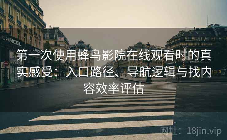 第一次使用蜂鸟影院在线观看时的真实感受:入口路径、导航逻辑与找内容效率评估 第一次使用蜂鸟影院在线观看时的真实感受:入口路径、导航逻辑与找内容效率评估